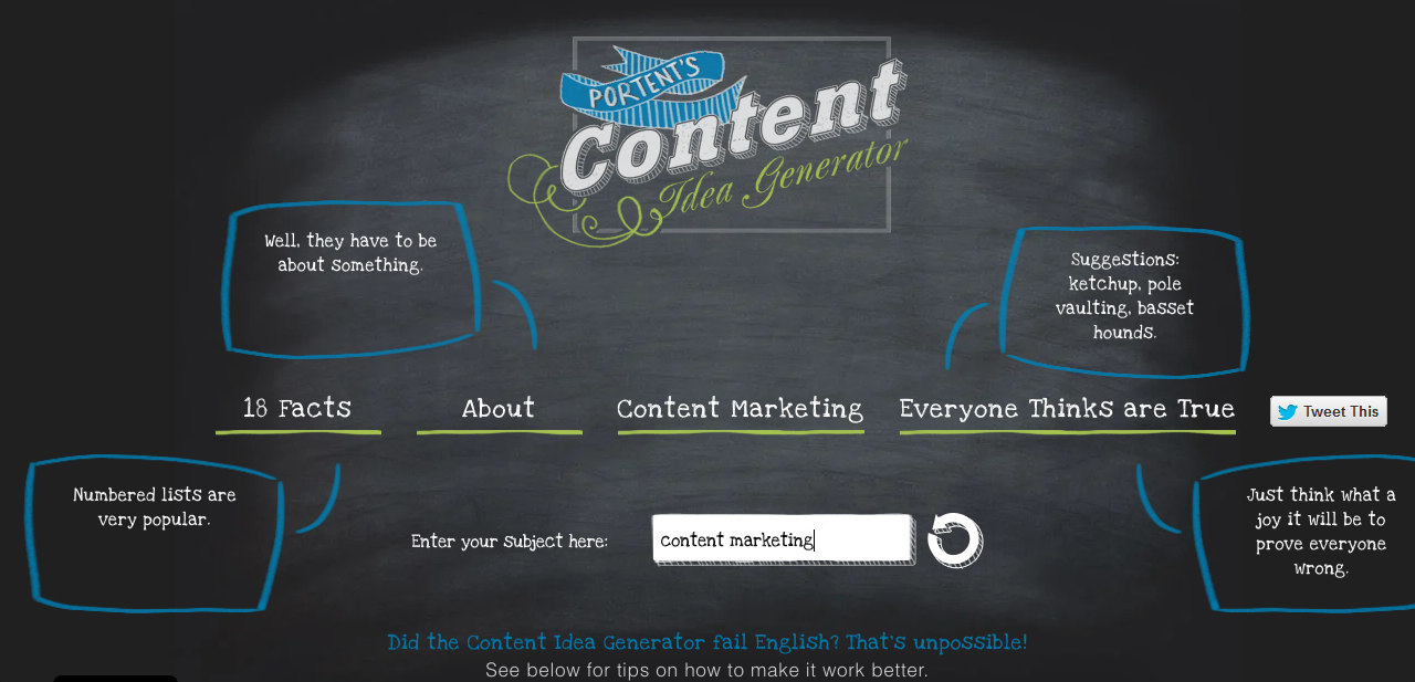 about us page content generator